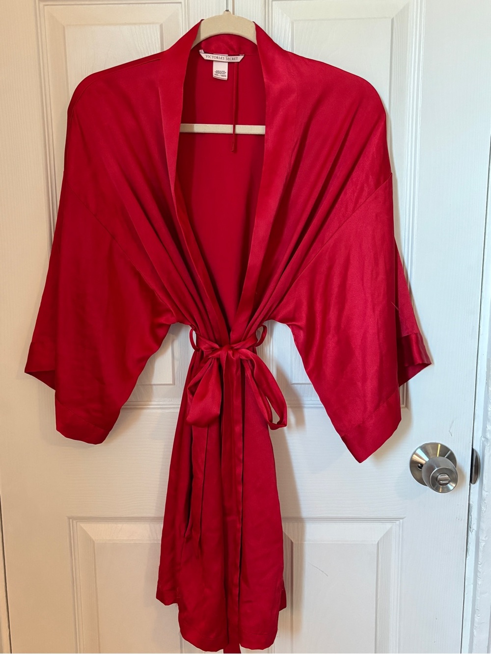 Classic Red Victoria’s Secret Robe with Pockets